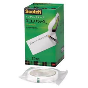 3M 《スコッチ》 メンディングテープ エコノパック 15mm×30m 12巻入 《スコッチ》 メンディングテープ エコノパック 15mm×30m 12巻入 MP-15