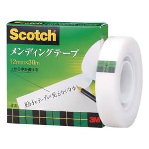 3M 《スコッチ》 メンディングテープ 12mm×30m 810-1-12