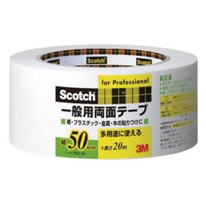 3M 《スコッチ》 一般用両面テープ 50mm×20m 白 《スコッチ》 一般用両面テープ 50mm×20m 白 PGD-50