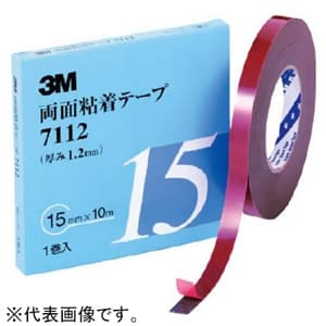 スリーエムジャパン 【生産完了品】両面粘着テープ 自動車外装用 12mm×10m 厚さ1.2mm グレー 711212AAD