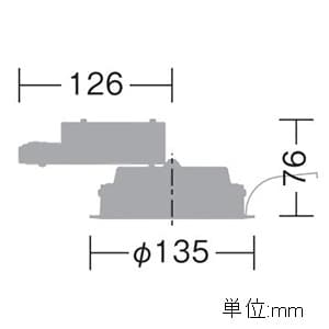 LZD-91499AB (DAIKO)｜ベースダウンライト φ125｜業務用照明器具｜電材