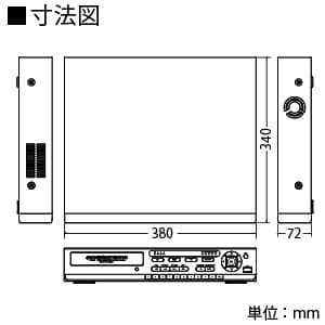 日本防犯システム 16CH デジタルレコーダー ネットワーク機能搭載 EX-SDI 16CH デジタルレコーダー ネットワーク機能搭載 EX-SDI JS-RH2016 画像2