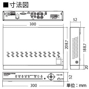 PF-RN104AHD (日本防犯システム)｜業務用｜防災・防犯機器｜電材堂【公式】