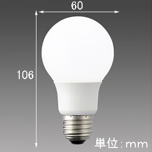 三菱 LED電球 《MILIE ミライエ》 全方向タイプ 一般電球形 60W形相当 全光束810lm 電球色 E26口金 LED電球 《MILIE ミライエ》 全方向タイプ 一般電球形 60W形相当 全光束810lm 電球色 E26口金 LDA7L-G/60/S-A 画像2