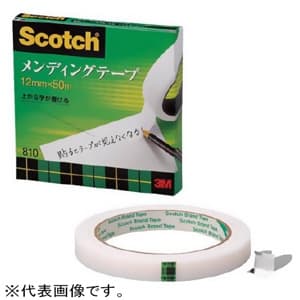 3M 《スコッチ》 メンディングテープ 12mm×50m 半透明 《スコッチ》 メンディングテープ 12mm×50m 半透明 810-3-12