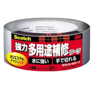 3M 《スコッチ》 強力多用途補修テープ 48mm×27m シルバー 《スコッチ》 強力多用途補修テープ 48mm×27m シルバー DUCT-27