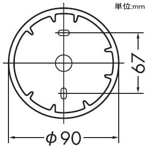 DSL-4705WW (DAIKO)｜フランジタイプ｜住宅用照明器具｜電材堂【公式】