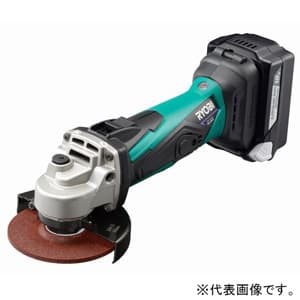 リョービ 【生産完了品】充電式ディスクグラインダ 砥石径φ100mm DC18V 5000mAh キャリングケース付 BG-1810L5