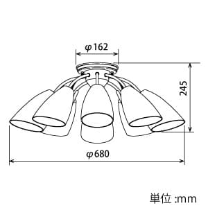 山田照明 LEDランプ交換型シャンデリア 〜8畳用 非調光 LED電球5.2W×8 電球色 E17口金 ランプ付 LEDランプ交換型シャンデリア 〜8畳用 非調光 LED電球5.2W×8 電球色 E17口金 ランプ付 CD-4304-L 画像2