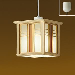 【生産完了品】LED和風小型ペンダントライト 電球色 非調光タイプ E26口金 白熱灯60Wタイプ 引掛シーリング取付式 DPN-39770Y