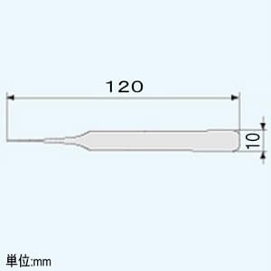 エンジニア ピンセット GG型 極細タイプ 非磁性タイプ 全長120mm ピンセット GG型 極細タイプ 非磁性タイプ 全長120mm PT-05 画像3