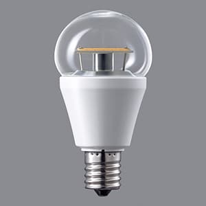 LED電球 小形電球タイプ クリア電球タイプ 25形相当 電球色相当 E17口金 調光器対応 LDA5L-E17/C/D/W