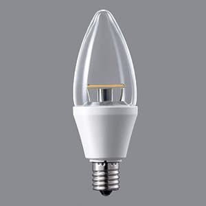 LED電球 小形電球タイプ シャンデリア電球タイプ 25形相当 電球色相当 E17口金 調光器対応 LDC5L-E17/C/D/W/2