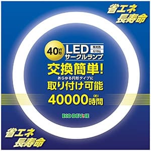 エコデバイス 【生産完了品】LED丸形蛍光灯 40W形 昼光色 2300lm FCLタイプ対応 G10q口金 ECR373-020DK57