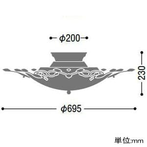 コイズミ照明 LEDシーリングライト 《プラッカ》 〜4.5畳用 LEDランプ交換可能型 電球色 5.8W×6灯 口金E17 取付簡易型 LEDシーリングライト 《プラッカ》 〜4.5畳用 LEDランプ交換可能型 電球色 5.8W×6灯 口金E17 取付簡易型 AH40674L 画像2