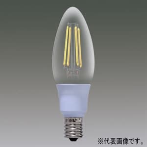 LEDフィラメント電球 シャンデリア形 クリアタイプ 小形電球40形相当 昼白色 E17口金 調光器対応 LDC4N-G-E17/D-FC