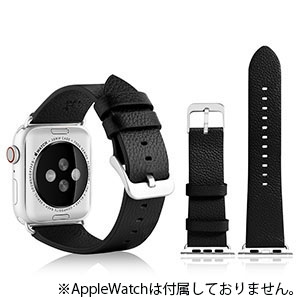 VPG 本革AppleWatchバンド 42-44mm用 ブラック 本革AppleWatchバンド 42-44mm用 ブラック AW-LE02BK