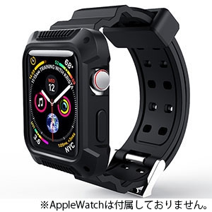 VPG PC+TPUケース一体型AppleWatchバンド 40mm用 ブラック PC+TPUケース一体型AppleWatchバンド 40mm用 ブラック AW-PT01BK