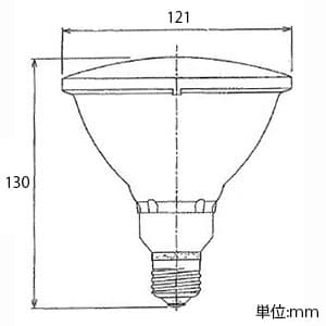 アサヒ ハロゲンビームランプ 散光形 省エネタイプ 100W形 ビーム角30° E26口金 屋内・屋外兼用 ハロゲンビームランプ 散光形 省エネタイプ 100W形 ビーム角30° E26口金 屋内・屋外兼用 ハロゲンBRF110V65W 画像2