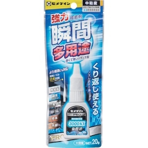 セメダイン 瞬間接着剤 3000KX 多用途用 中粘度型 容量20g CA-061