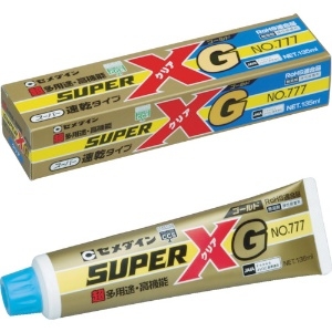 セメダイン 超多用途・高機能接着剤 スーパーXゴールド777 速硬化タイプ 容量135ml クリア AX-115