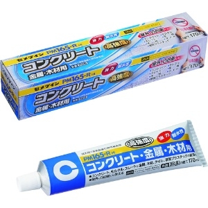 セメダイン 【生産完了品】弾性接着剤 PM165-R 高粘度タイプ 高弾性・耐水性 チューブタイプ 容量170ml RE-187