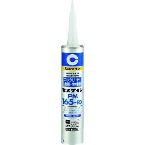 セメダイン 【生産完了品】弾性接着剤 PM165-R 高粘度タイプ 高弾性・耐水性 カートリッジタイプ 容量333ml RE-194