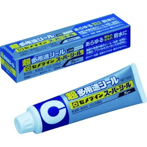 セメダイン 建築用シーリング剤 超多用途スーパーシール 防カビタイプ チューブタイプ 容量135ml グレー SX-002