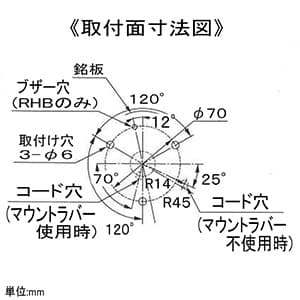 パトライト 【生産完了品】小型回転灯 《パトライト》 電子ブザータイプ ガラス球G18/BA15S 定格電圧DC24V φ100mm 赤 小型回転灯 《パトライト》 電子ブザータイプ ガラス球G18/BA15S 定格電圧DC24V φ100mm 赤 RHB-24A-R 画像3