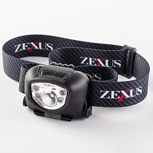 冨士灯器 【生産完了品】LEDヘッドライト ワイド照射アドバンスモデル 防沫形IPX4相当 《ZEXUS》 ZX-260