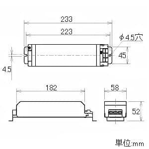 コイズミ照明 【在庫限り】専用電源ユニット ON-OFFタイプ 非調光タイプ 100〜254V対応 専用電源ユニット ON-OFFタイプ 非調光タイプ 100〜254V対応 XE91224E 画像3