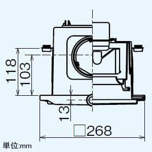 三菱 ダクト用換気扇 中間取付形ダクトファン 排気専用 定風量タイプ 24時間換気機能付 サニタリー用 1〜2部屋換気用 DCブラシレスモーター搭載 接続パイプφ100mm ダクト用換気扇 中間取付形ダクトファン 排気専用 定風量タイプ 24時間換気機能付 サニタリー用 1〜2部屋換気用 DCブラシレスモーター搭載 接続パイプφ100mm V-13ZMVC3 画像4