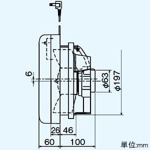 V-20PXSJ4 (三菱)｜三菱製｜換気扇｜電材堂【公式】