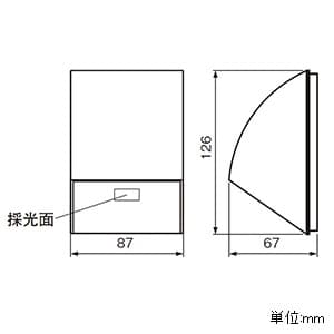 パナソニック スマート電子消灯タイマ付EEスイッチ 点灯照度調整形 露出・埋込両用 AC100V 8A ホワイト スマート電子消灯タイマ付EEスイッチ 点灯照度調整形 露出・埋込両用 AC100V 8A ホワイト EE4518W 画像2