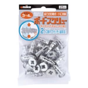 ユニカ ボードスクリュー袋入 使用ねじ3〜4mm 適合材:石膏ボード・硬質石膏ボード・合板 25本入 ボードスクリュー袋入り 使用ねじ3〜4mm 適合材:石膏ボード・硬質石膏ボード・合板 25本入 BSC-25P 画像2