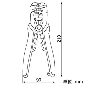 エンジニア マルチワイヤーストリッパー ストリップ範囲0.05〜8&#13215; カット範囲0.05〜6&#13215; 電線径自動調整機能付 マルチワイヤーストリッパー ストリップ範囲0.05〜8&#13215; カット範囲0.05〜6&#13215; 電線径自動調整機能付 PAW-01 画像4