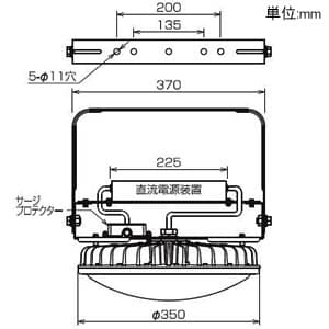 L300V2-P-HW-50K-N (日動工業)｜メタルハライドライト1000Wクラス