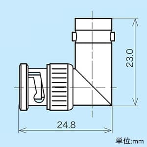 ジェフコム BNC変換アダプター 50Ωタイプ BNCプラグ⇔BNCジャック 2個入 BNC変換アダプター 50Ωタイプ BNCプラグ⇔BNCジャック 2個入 LBNC-DLA 画像2