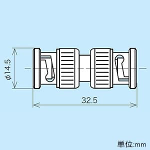 ジェフコム BNC変換アダプター 50Ωタイプ BNCプラグ⇔BNCプラグ 2個入 BNC変換アダプター 50Ωタイプ BNCプラグ⇔BNCプラグ 2個入 LBNC-DPP 画像2