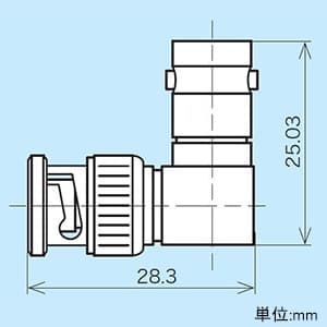 ジェフコム BNC変換アダプター 高周波タイプ BNCプラグ⇔BNCジャック 2個入 BNC変換アダプター 高周波タイプ BNCプラグ⇔BNCジャック 2個入 LBNC-PLJ-3G 画像2