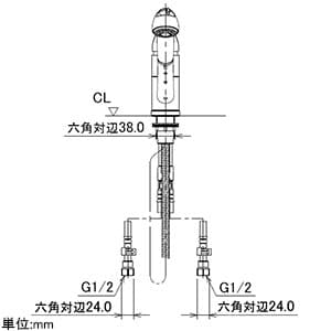 118-049 (カクダイ)｜混合栓｜管材｜電材堂【公式】