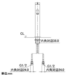 183-268 (カクダイ)｜混合栓｜管材｜電材堂【公式】