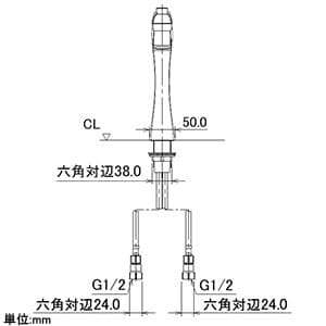 183-163 (カクダイ)｜混合栓｜管材｜電材堂【公式】