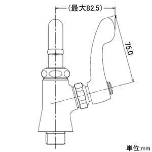 700-407-13QR (カクダイ)｜水栓金具｜管材｜電材堂【公式】