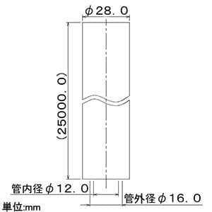 672-021-25 (カクダイ)｜フレキ管・樹脂管｜管材｜電材堂【公式】