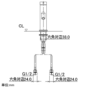 183-221 (カクダイ)｜混合栓｜管材｜電材堂【公式】