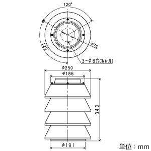 岩崎電気 ルーバ 《LEDioc AREA TOLICA-L》 ルーバ 《LEDioc AREA TOLICA-L》 APL20 画像2