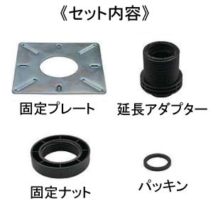 カクダイ 【販売終了】器固定金具 カウンター取付可能厚さ15〜30mm 器固定金具 カウンター取付可能厚さ15〜30mm 432-412 画像2