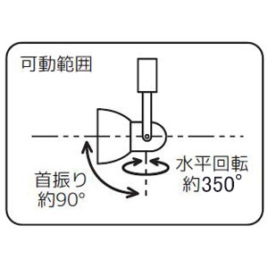 テスライティング スポットライト ライティングレール取付タイプ PAR30タイプLED用 口金E26 電球別売 黒 スポットライト ライティングレール取付タイプ PAR30タイプLED用 口金E26 電球別売 黒 TS-2510B 画像3