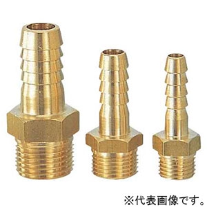 カクダイ 【販売終了】ホースニップル 呼び1/2×6.0mm 6133-1/2×6.0